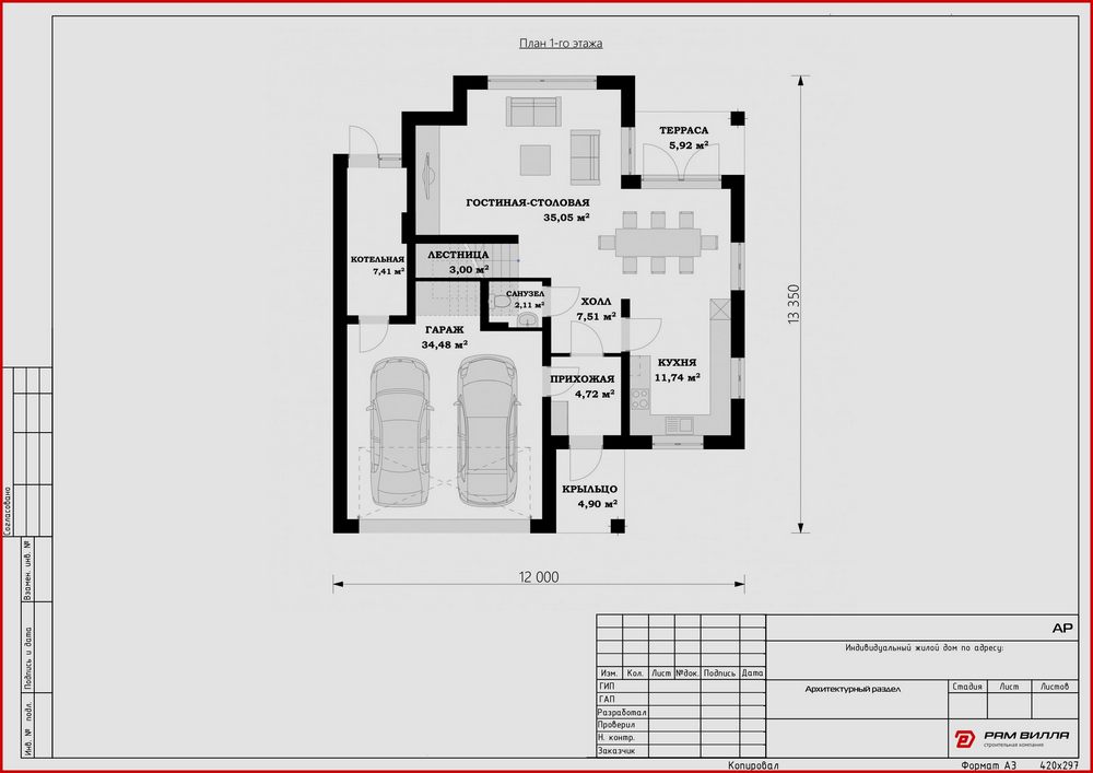 Архитектурный раздел проекта (АР) дома под ключ Москва. Проектирование дома в Москве и Московской области